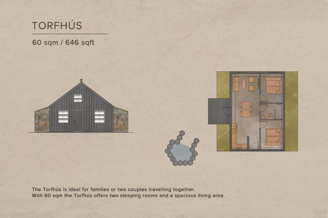 ホテル Torfhus Retreat セルフォス 部屋 写真